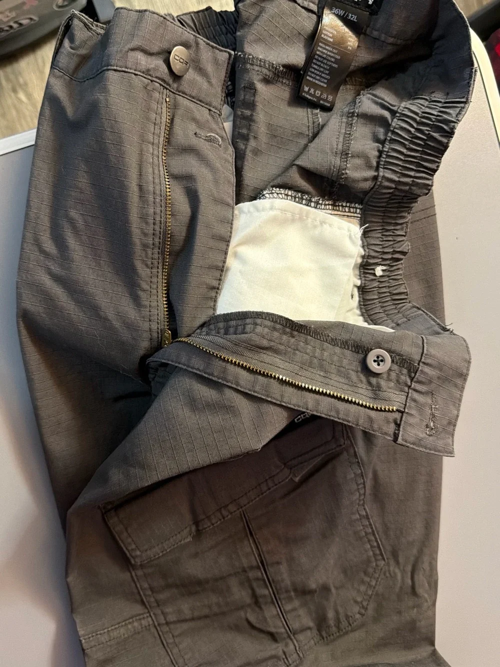 CQR Tactical Utility Cargo Pants in Dark Gray